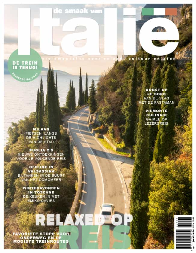 cover magazine De Smaak van Italie relaxed op reis